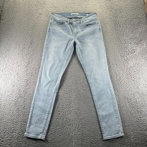 Levi's 711 Jeans Womens 30x30 Blue Cotton Denim Skinny Leg Mid Rise Stretch